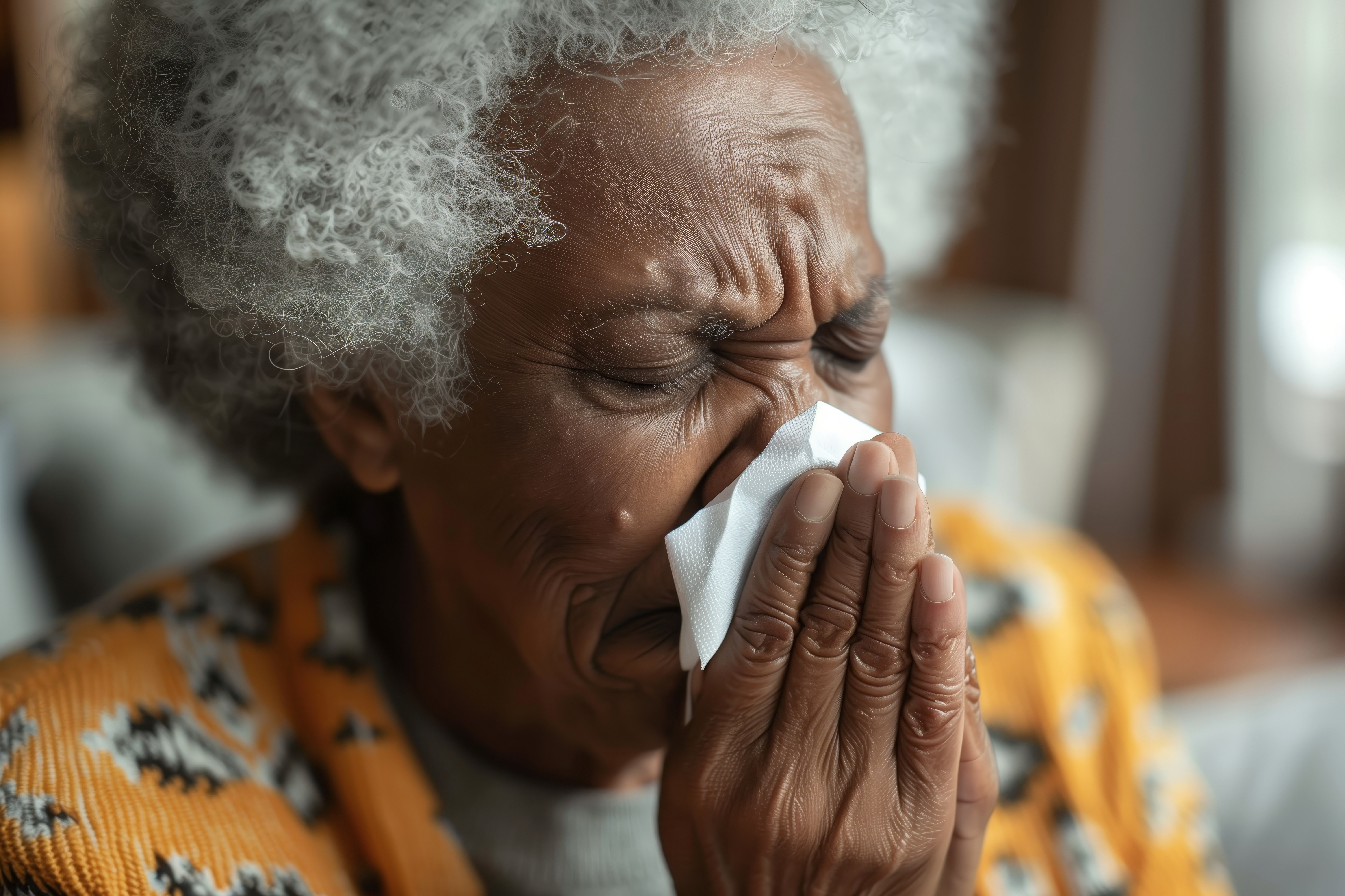 sick older woman